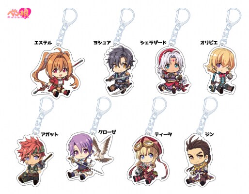 「空の軌跡 the 1st ぺたん娘アクリルキーホルダー」予約受付中！