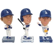 史上初、日本人3選手ドジャース同時在籍が“初”セットに！＜MLB公式ライセンス商品＞ 大谷翔平・山本由伸・佐々木朗希が揃った「ビッグヘッド・ミニボブルヘッド3体セット」発売！