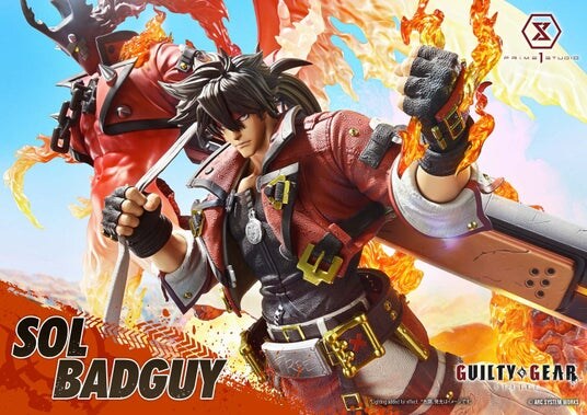 『GUILTY GEAR -STRIVE-』の「ソル＝バッドガイ」を、1／4スケールで立体化