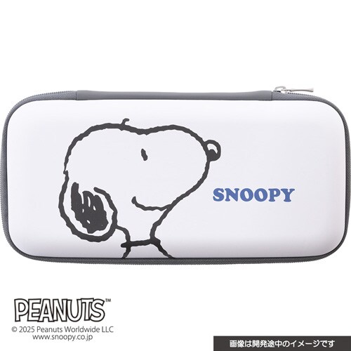 大人気「スヌーピー」デザインのSwitch2用ポーチ登場！周辺機器もまとめて入る便利なポケット付き