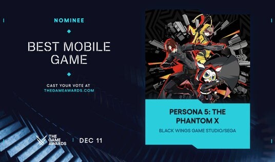 『ペルソナ５： The Phantom X』 The Game Awards 2025「Best Mobile Game」部門にノミネート！契約（ガチャ）に使える記念アイテムプレゼント！