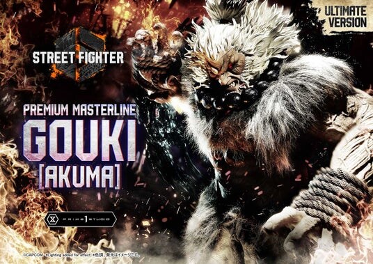 瞬獄殺のポーズも！『ストリートファイター6』の「豪鬼」を1／4スケールで立体化