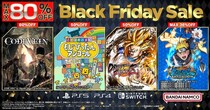 バンダイナムコエンターテインメント「Black Friday Sale」 開催！最大80％OFFに加え、PS Storeで4タイトルが初セール！