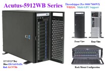 新製品 Threadripper Pro 9000WX & WRX90 搭載, SATA & NVMe RAID サポート, CEM5補助電源装備 WS「Acutus 5904WB」シリーズのご紹介