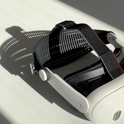 VR睡眠にも。シリコンメッシュで後頭部をすっぽり覆う、新しいヘッドストラップが販売開始