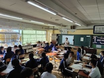 柏市立田中中学校にて防災カードゲーム『災害ビースト・バトルアタック』を活用した体験型防災学習を実施