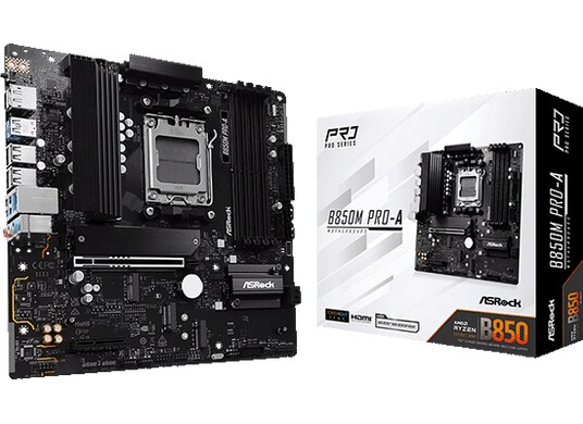 ASRockから、AMD B850チップセットを搭載したMicroATXマザーボードと、Intel B860、H810チップセットを搭載したMicroATXマザーボードを発売
