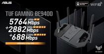 OpenNAT対応でゲーム優先接続が可能なWIFI７対応のゲーミングルーター「TUF Gaming BE9400」の発売を発表
