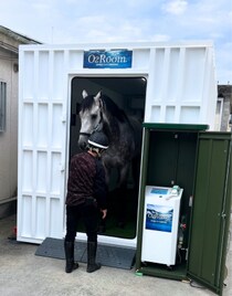 日本気圧バルク工業、高知県・倉兼育康厩舎へ高気圧酸素室を納品