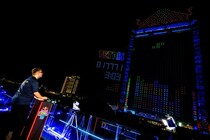 2,000機以上のドローンを使用した、世界初の空中テトリス公式戦 Red Bull Tetris(R) World Final