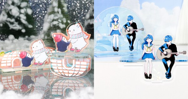 輝きが立体を彩る!印刷通販デジタのアクリルジオラマに「オーロラ」「ホログラム」の素材が新登場