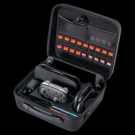 本体も周辺機器もこれ一つ。専用設計でガッチリ守って持ち運べる『ジャストフィットSW2守るッチ』を発売