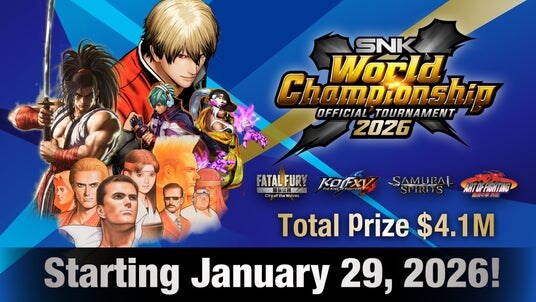 賞金総額$4,100,000!SNK格闘ゲームの世界大会「SNK World Championship 2026」が2026年1月29日より開幕!
