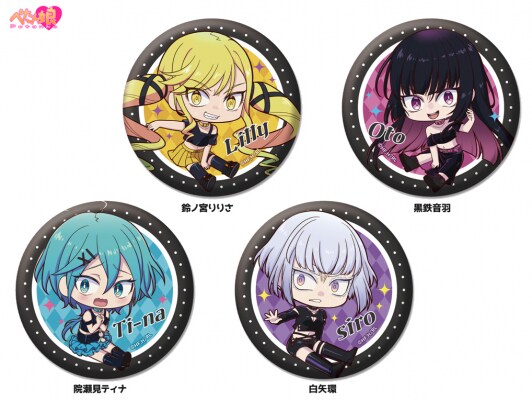 「ロックは淑女の嗜みでして ぺたん娘缶バッジ vol.2」予約受付中！