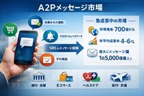 世界のA2Pメッセージング市場は、デジタル化の進展により2032年までに1,061.2億米ドルに達する見込み