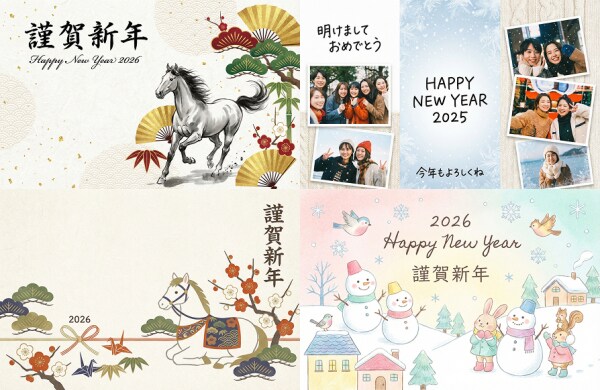 年末年始の挨拶にAI活用という選択肢 デジタル年賀状・寒中見舞い作成の新提案