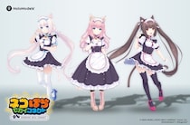 『ネコぱら』ショコラ・バニラ・フレーズ ホロモデル販売開始！さらに今後も新たなネコたちも続々登場予定
