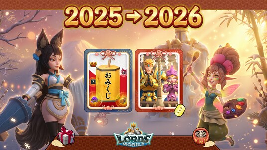 ロードモバイル、日本限定「年越し！お参りイベント」を開催！純金のゴールドカードや巨大な彫像など豪華賞品をゲットしよう！