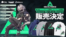 人気ゲームDelta Forceの公式アパレル商品がAmazon Merch on Demandに新登場！