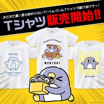 インクルーズの大人気スタンプ「面倒だがトリあえず返信」から生まれた「ぺんぐいん」のTシャツ3種類が登場！