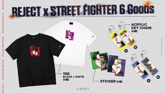 【REJECT × STREET FIGHTER 6】TGS 2025 REJECT物販ブースにてコラボグッズを先行販売