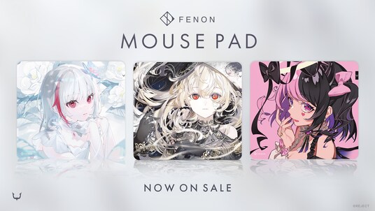 【REJECT GEAR】人気イラストレーターとコラボ「FENON VTuber Edition」9月25日(木)発売