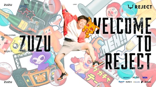 プロeスポーツチーム「REJECT」 ストリーマー部門に「ズズ」が加入
