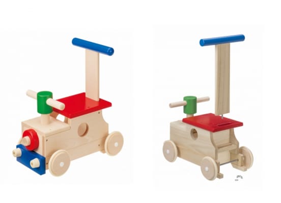 出産祝い・誕生日ギフトに最適！日本製木のおもちゃ「森のカラフルロコ」