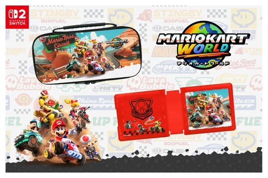 Nintendo Switch 2 用ライセンスアクセサリー「マリオカート ワールド」シリーズ 全2種2025年11月中旬より発売開始予定!