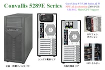 新製品 Core Ultra 9／7／5 200s,Z890 PCH,10GbE LAN 搭載、GPUホルダー装備、シングル／冗長化電源 AI-PC「Vertica-5289E／ER」シリーズの御紹介