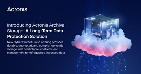 Acronis Archival Storage：長期データ保護ソリューション