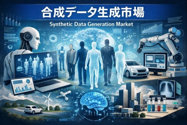 合成データ生成市場はAI時代の基盤として急成長、2032年に37.9億米ドル規模へ拡大見通し