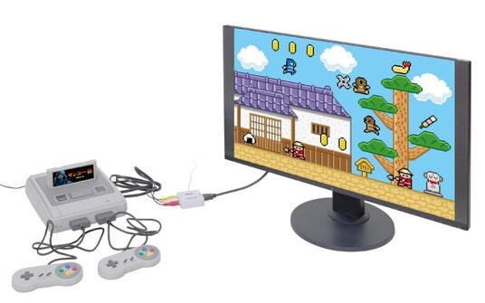 最新テレビでレトロゲームやVHSが蘇る！ 接続するだけでHDMI出力『コンポジットをHDMIへ変換するアダプタ』を発売