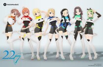 22／7 ホロモデル 第3弾「Star Travelers衣装」発売キャラクターと一緒に、ロケ地で思い出撮影も