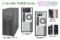 新製品 Core Ultra 9／7／5 200s, NPU, W880 PCH 搭載, 大型GPU サポート、シングル／冗長化電源搭載 AI-WS「Convallis-5288B」シリーズの御紹介