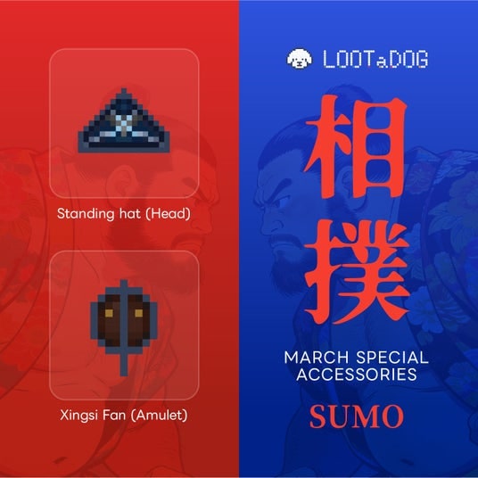 お散歩アプリ「LOOTaDOG」、限定アイテム「3月マンスリーアクセサリー」のデザインを公開