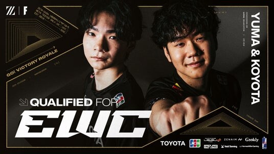 「ZETA DIVISION」FORTNITE部門のyuma, Koyotaが『Esports World Cup 2026』出場権を獲得！