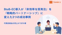 株式会社サンクユー、BtoB-EC導入を戦略的パートナーシップとして成功させる視点を解説 ― 構築するだけで終わらないBtoB-ECの本質と成功ポイントを整理した最新コラム公開 ―