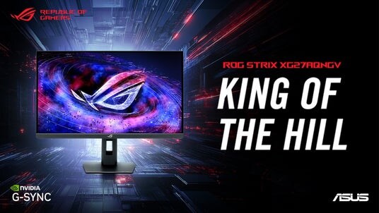 NVIDIAのG-SYNC Pulsarを搭載した360Hz対応27型QHDゲーミングモニター「ROG Strix Pulsar XG27AQNGV」の発売を発表
