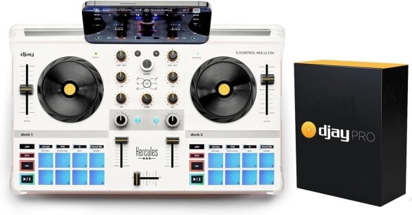 【Amazon専売】TikTokなどSNSで話題のHercules「DJControl Mix Ultra」にdjay Pro 1年（5,400円相当）付属
