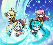 「LINE おまかせレンジャー」、『初音ミク』とのコラボレーションイベントを開催
