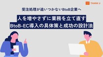 株式会社サンクユー、受注処理の負荷を一気に改善するBtoB-EC導入の具体策を公開 ― 人を増やさずに受注処理が追いつく仕組みを設計する方法 ―