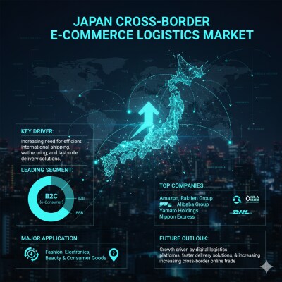 日本越境EC物流市場の市場規模、シェア、成長要因、トレンドおよび予測（2025年～2035年）