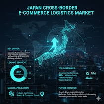 日本越境EC物流市場の市場規模、シェア、成長要因、トレンドおよび予測（2025年～2035年）