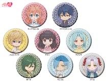 「悪役令嬢は隣国の王太子に溺愛される ぺたん娘缶バッジ」予約受付中！