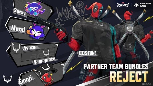 Eスポーツチーム「REJECT」『Marvel Rivals』ゲーム内にてREJECT Team Bundleの実装が決定