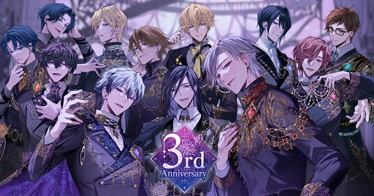祝3周年!『イケメンヴィラン 闇夜にひらく悪の恋』3周年を記念したPVが登場・公開生放送イベントの開催も決定!