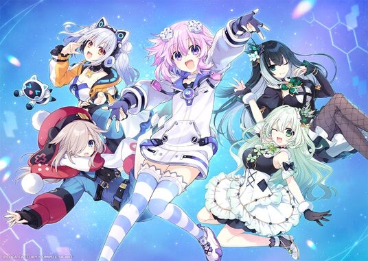 ネプテューヌ最新作『超新時空ゲイム ネプテューヌ∞』女神候補生やイストワール、アイエフ、コンパのビジュアルが公開！