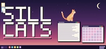パソコンの中で猫がのんびり！？デスクトップ常駐型ペットアプリ「Sill Cats」が2026年5月12日にSteamで配信開始