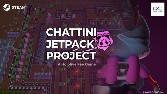 「holo Indie」より、シミュレーションゲーム『Chattini Jetpack Project： A Hololive Fan Game』のSteamストアページ公開！無料体験版もリリース！